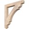 Ekena Millwork Olympic Arts & Crafts Smooth Bracket, Douglas Fir, 3 1/2"W x 30"D x 30"H BKT04X30X30OLY03SDF - alternate 1